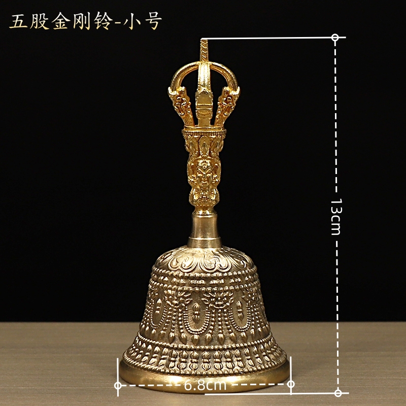 仏具用品、タントラ大型仏具、仏鐘、銅鐘、古風道鐘、手鐘、金剛鐘、杵、三清鐘、仏鐘|undefined