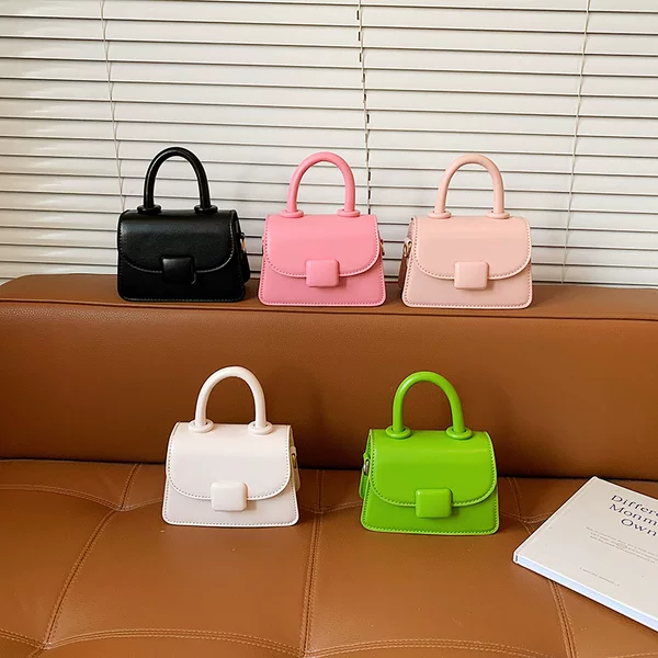 Cross-Border Fashion Women's Bag Spring and Summer New Niche Commuter High-End Portable Mini Lipstick Bag Crossbody Children's Bag
