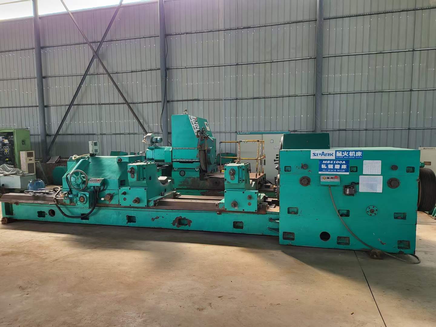 转让二手星火M84100Ax4000轧辊磨床二手轧辊磨