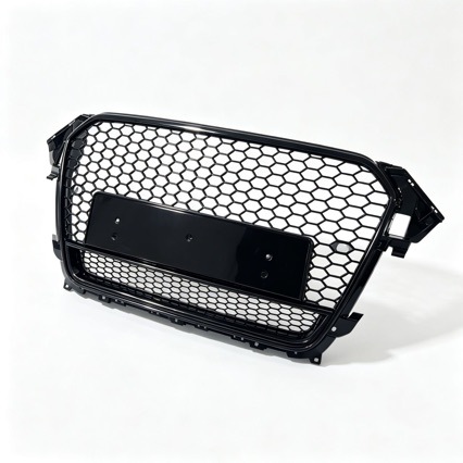 Suitable for Audi A4 B8 modified with RS4 front grille 2008-2012 A4 upgraded front bumper ventilation mesh