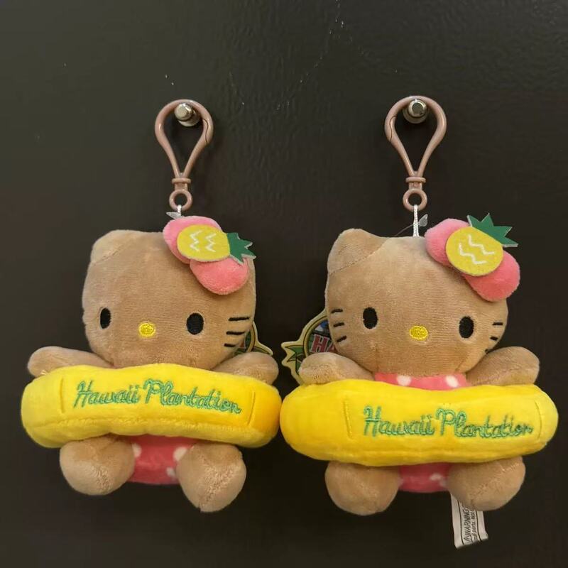 薄荷曼波中古可爱公仔挂件侧坐凯蒂猫钥匙扣包挂饰毛绒|undefined