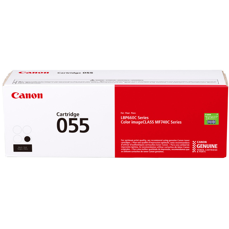 Canon original 055 cartucho de tóner LBP663Cdn, 746Cx impresora láser a color CRG055H selenio alta capacidad