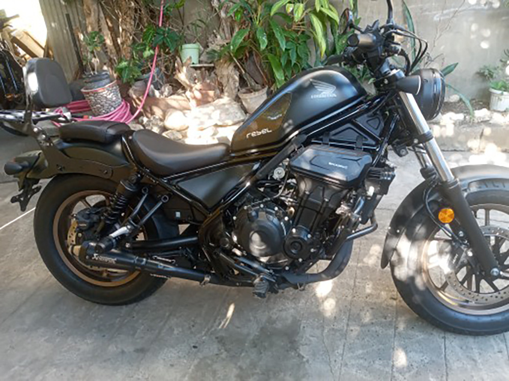 Motorcycle modified exhaust pipe front middle section stainless steel retro CM500/300 Rebel 300 CMX500