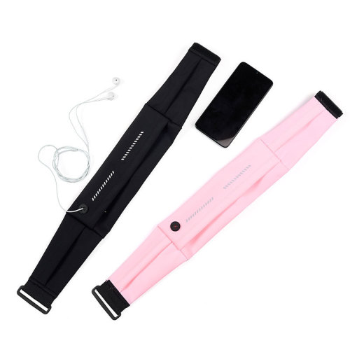 New sports running waist bag for men and women outdoor running equipment, elastic waterproof reflective mobile phone bag, close-fitting small waist bag