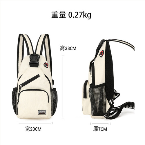 New Women's Crossbody Bag Trend Double Shoulder Bag Casual Fashion Crossbody Bag Oxford Cloth Crossbody Bag