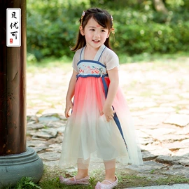童汉服;童套装;童连衣裙