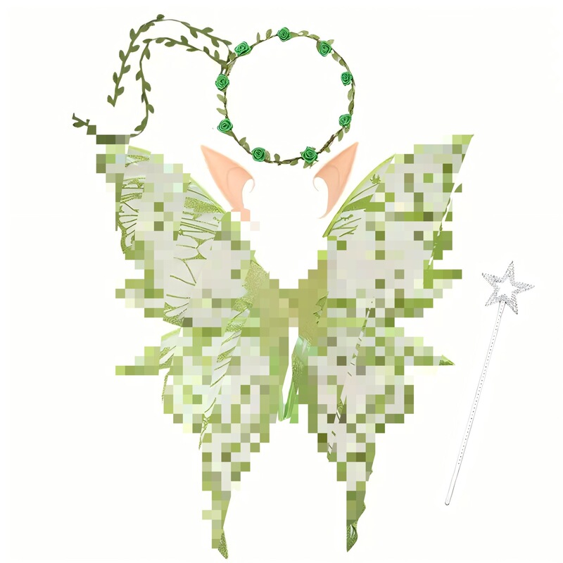 Halloween New Large Gold Powder Butterfly