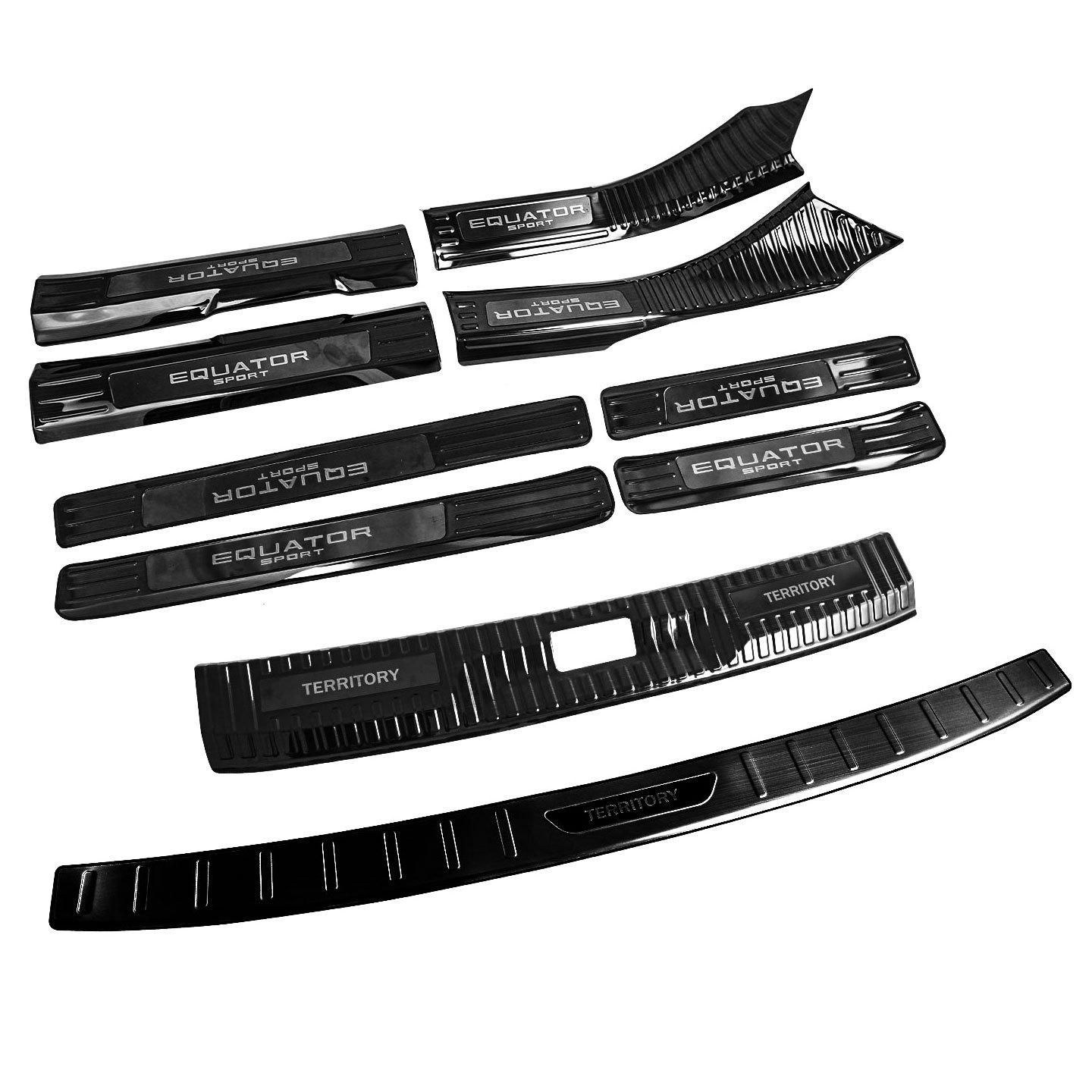 Compatible with 25-26 Ford Territory door sill strips, welcome pedals, tailgate rear guards, interior modification