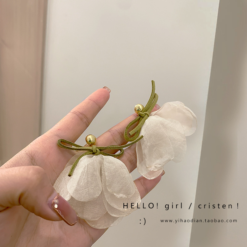 Shiffon elegant small design earrings