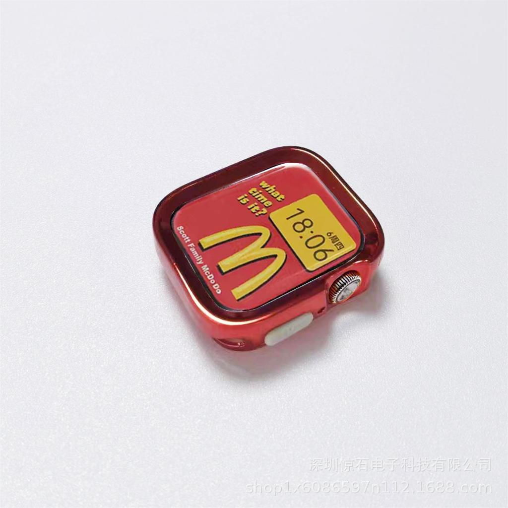 ApplewatchS10 Funda protectora ApplewatchS10 Caja de reloj galvanizado TPU Funda protectora iwatch ligera