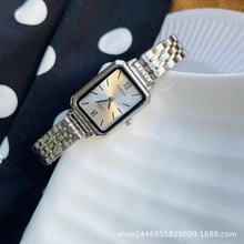 批发冷淡风简约长方形手表女士初高中生时尚学院风高级感ins风