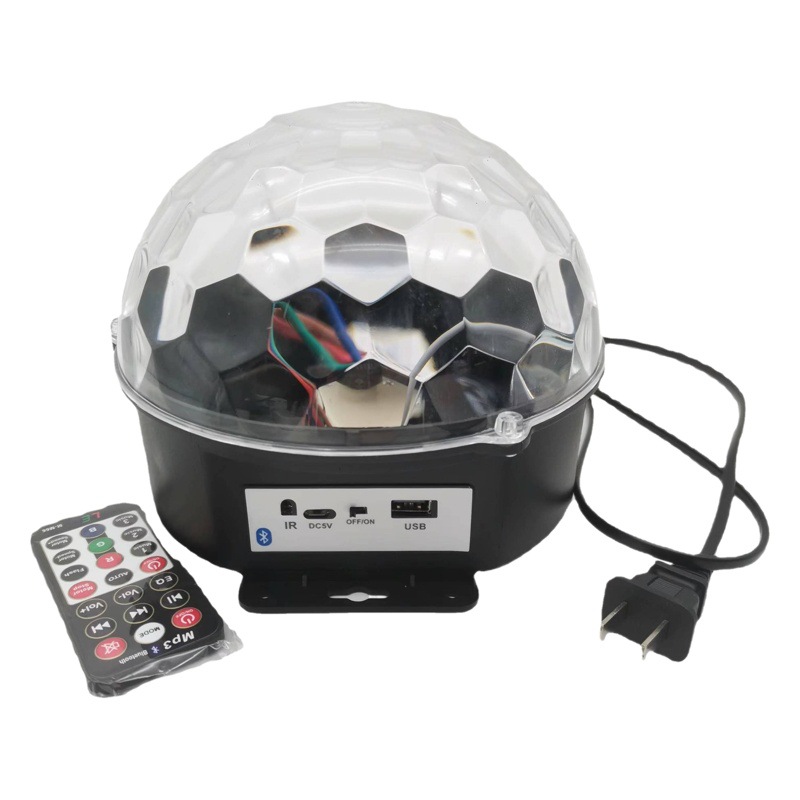 MP3ktv colorido giratoria lámpara de flash luz de la etapa de la boda bar dormitorio discoteca baile luz de color luz estrellada