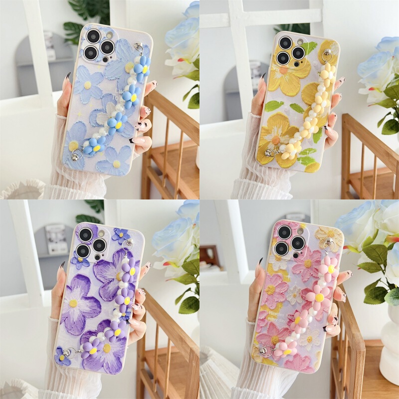 For TecnoCamon40Pro/30/20/19 18 17 16 mobile phone case niche flower chain girls For TecnoCamon40Pro/30/20/19 18 17 16 mobile phone case niche flower chain girls