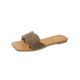Cross-border Amazon water wavy rhinestone slippers 2024 spring new home outdoor lazy slippers