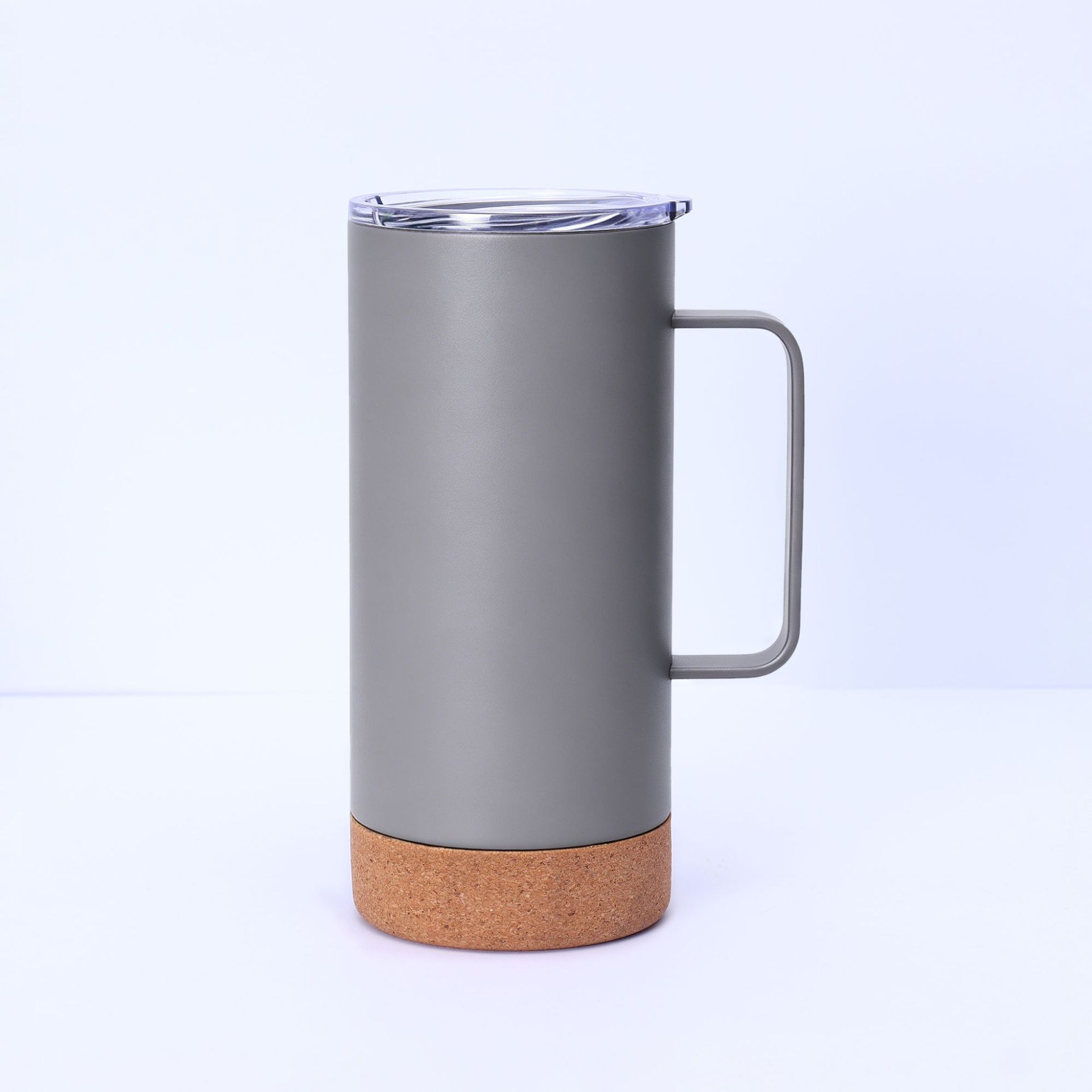 16oz Grey Strap Handle