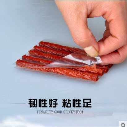 Tira de goma de reparación de neumáticos de vacío de coche película de tendón de carne de vacuno motocicleta eléctrica herramientas de reparación de neumáticos traje de Ventas Directas