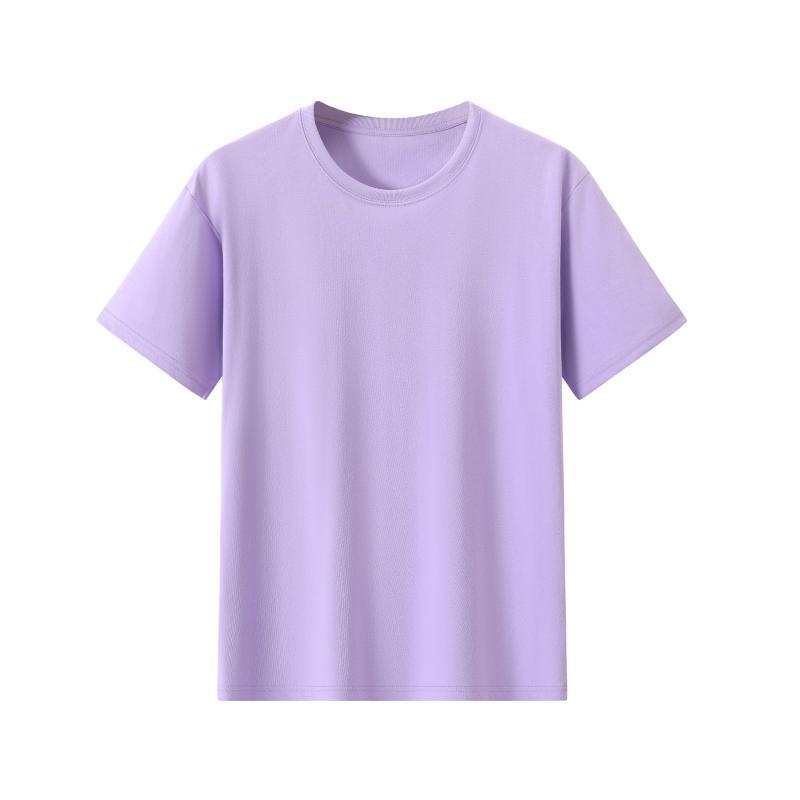 Comercio exterior europeo y americano camiseta de algodón de hielo logotipo impreso personalizado camiseta publicitaria cuello redondo personalizado manga corta personalizada cultura
