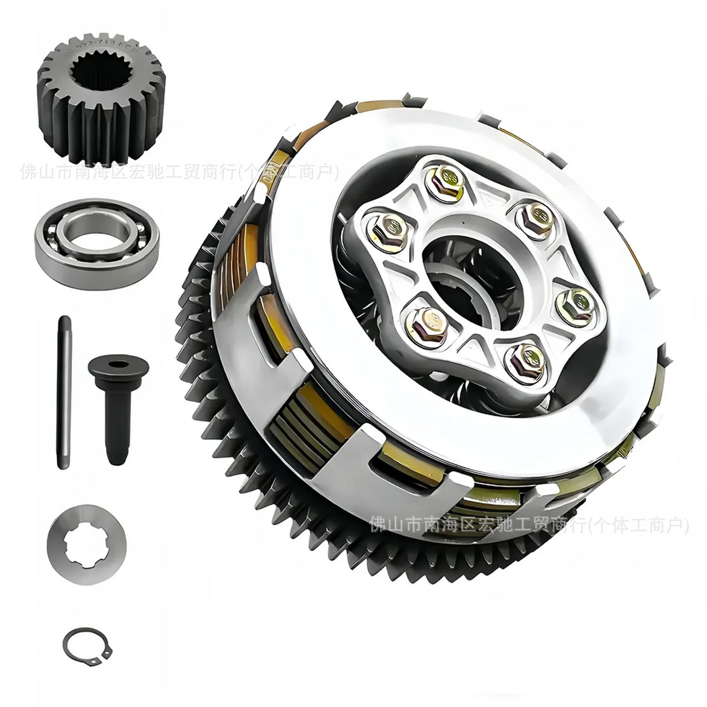 Mexico Meikeduo Motorcycle Parts Clutch Assembly Ft/Cg150 6-Pole 6-Plate Dm200 Rt250Zs