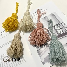 厂家现货柔软雪尼尔吊穗 北欧风彩色流苏挂件 手工DIY辅料配饰
