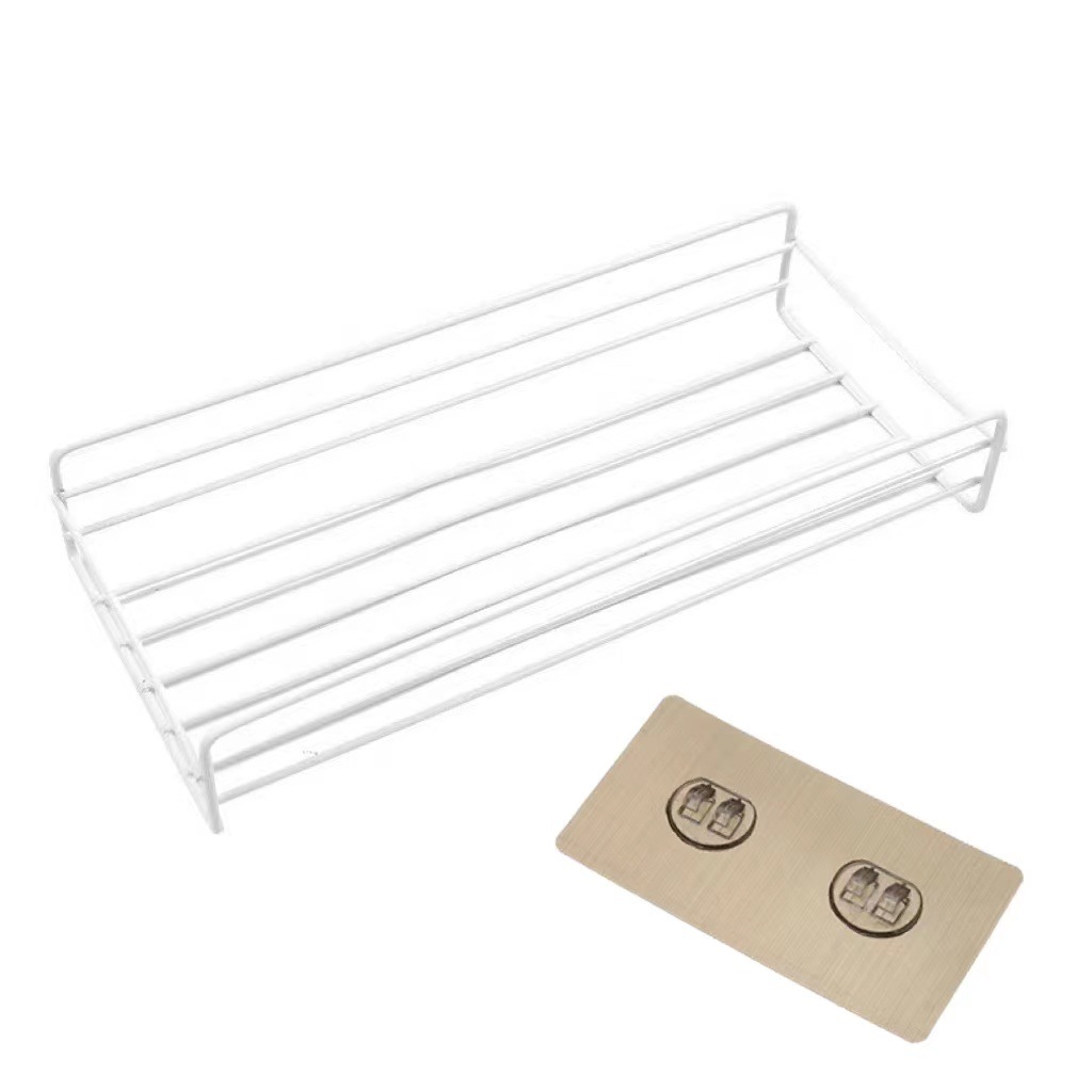 Estante de almacenamiento triangular sin perforaciones cocina baño estante de almacenamiento baño esquina montado en la pared estante de almacenamiento multifuncional