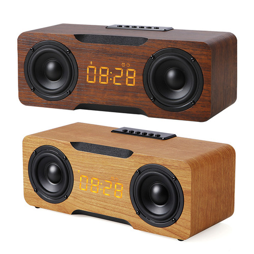 M8C Wooden Bluetooth Speaker with USB and TF Card Support, Home Desk Speaker, Factory Direct Sales
