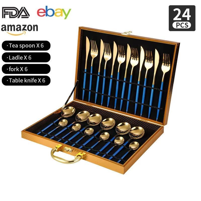 블루 골드【24PCS】금목상자G