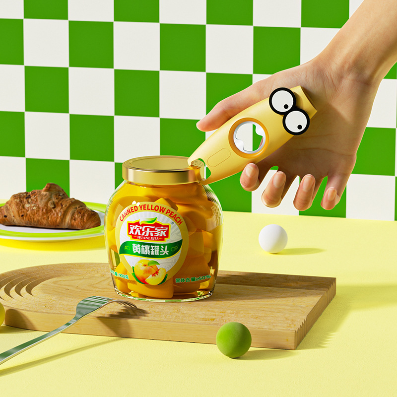 Nuevo creativo multipropósito abrelatas 5 en 1 dibujos animados multifuncional soda tornillo de tapa creativo cerveza levantador de tapa