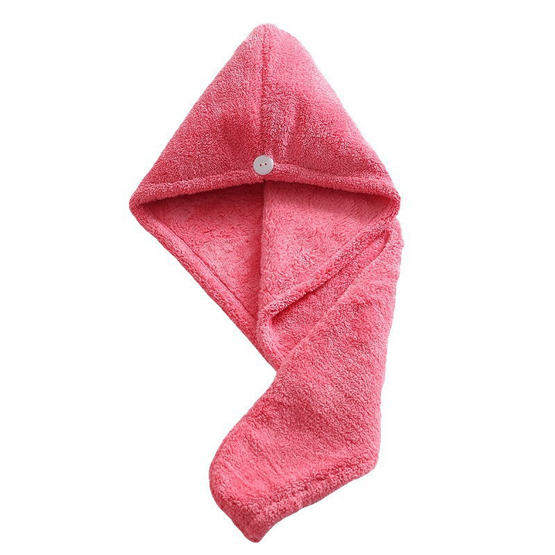 Quick Drying Hair Towel With Rabbit Ears Soft Absorbent Cap_voghion.com