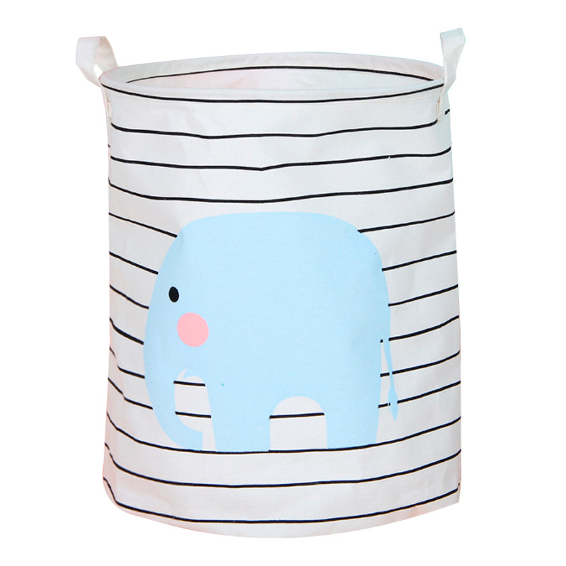 Fabricante de cestas de lavandería ZAKKA tela de algodón y lino artículos diversos de lavandería Cubo de almacenamiento plegable cesta de almacenamiento para el hogar cesta de lavandería