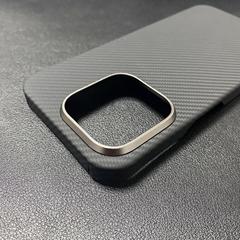 適用蘋果14promax凱夫拉手機殼iphone15pro芳綸纖維手機保護套