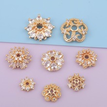 ͭ��14k��ɫ�ʯ����ˮ���ִ��������и�Ƭdiy�������ο羳����