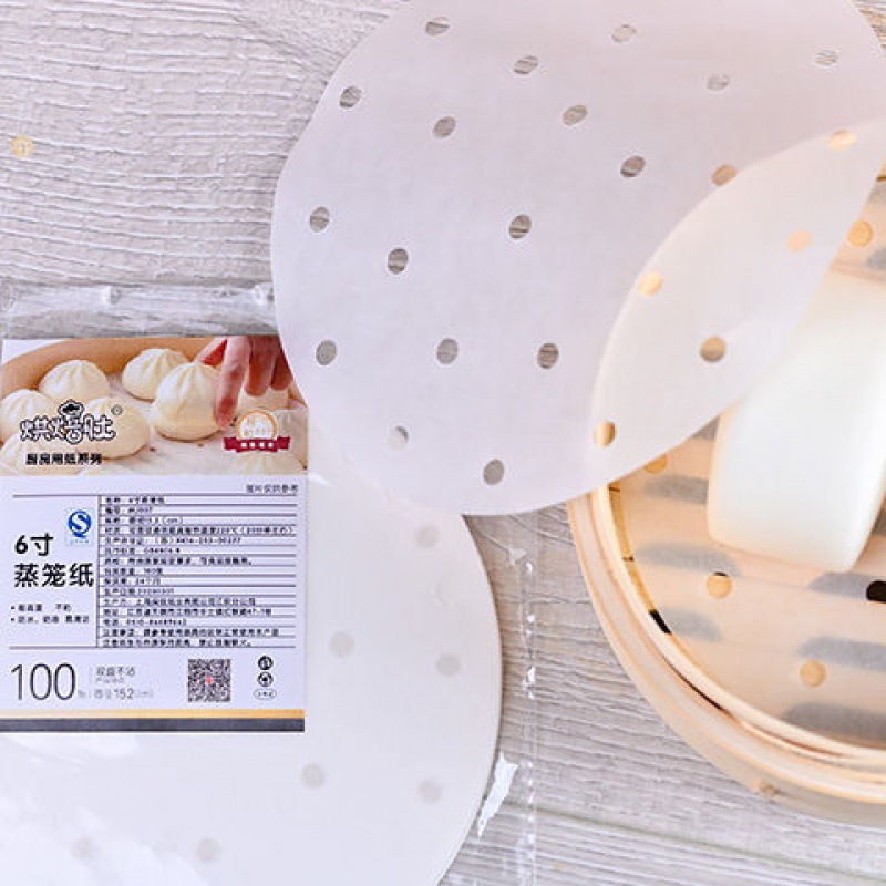 Steamer paper disposable household Stripping Pad paper Steamer mat Steamed stuffed bun Steamed buns Oilpaper baking
