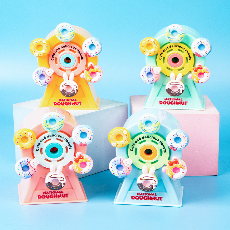 DIY molino de viento creativo estudiantes cortador de lápiz manual escritorio aprendices afilador de lápiz juguetes para niños cortador de lápiz