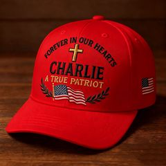2025跨境Charlie Memorial Cap For the True Patriots厂家批发