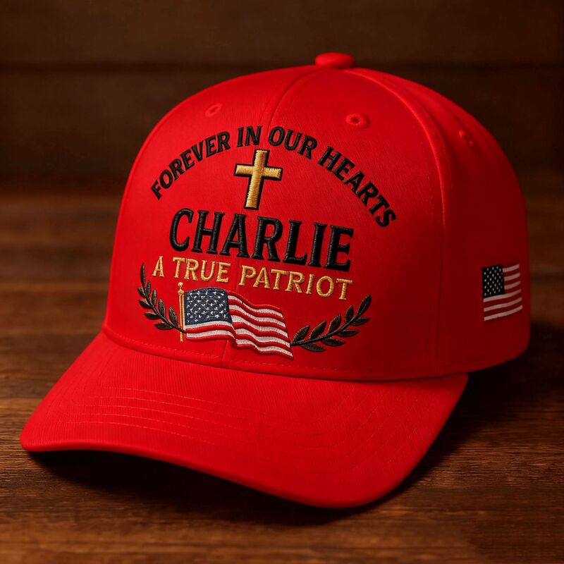 2025跨境Charlie Memorial Cap For the True Patriots厂家批发|undefined