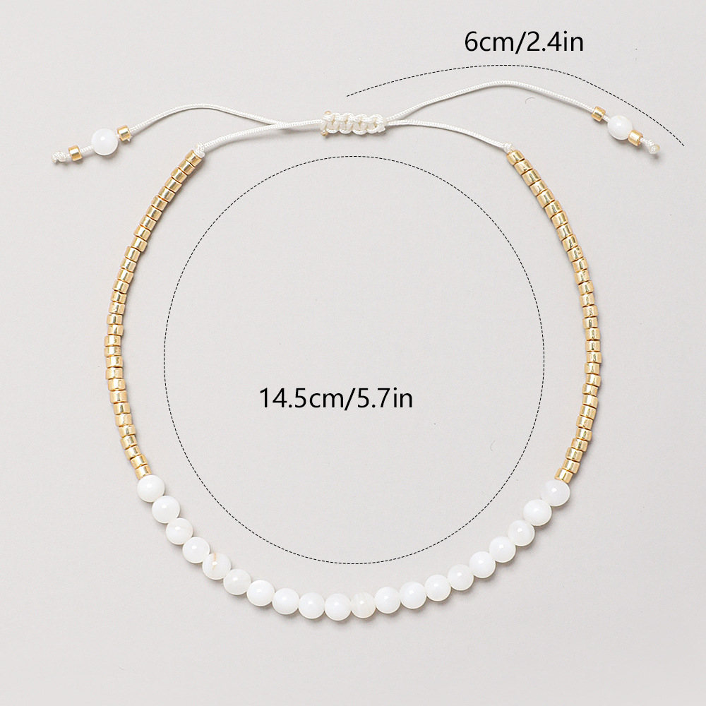 Estilo Simple Ronda Cristal Artificial Con Cuentas Mujeres Pulsera display picture 1