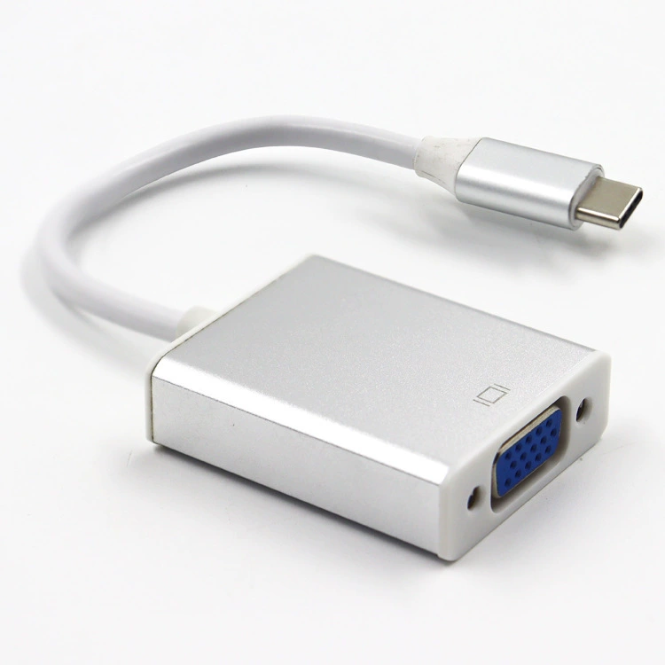 Кабель USB 3.1 Type-C к VGA HD, ноутбук 3.1 к VGA дисплейному кабелю