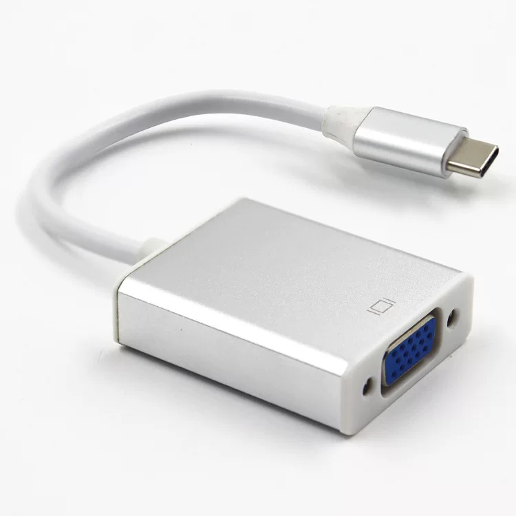 Кабель USB 3.1 Type-C к VGA HD, ноутбук 3.1 к VGA дисплейному кабелю