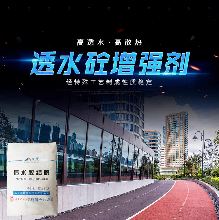 Ингредиенты для улучшения проницаемого бетона