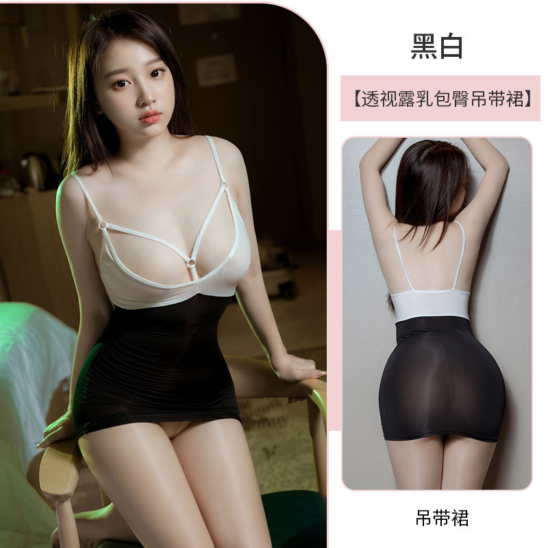 Sexy One-Piece Stepmother Dress, No Need to Take Off, See-Through Lingerie for Bed, Sexy Underwear, Intimate Sleepwear, Revealing Outfit with Open Crotch 2415 Sexy One-Piece Stepmother Dress, No Need to Take Off, See-Through Lingerie for Bed, Sexy Underwear, Intimate Sleepwear, Revealing Outfit with Open Crotch 2415