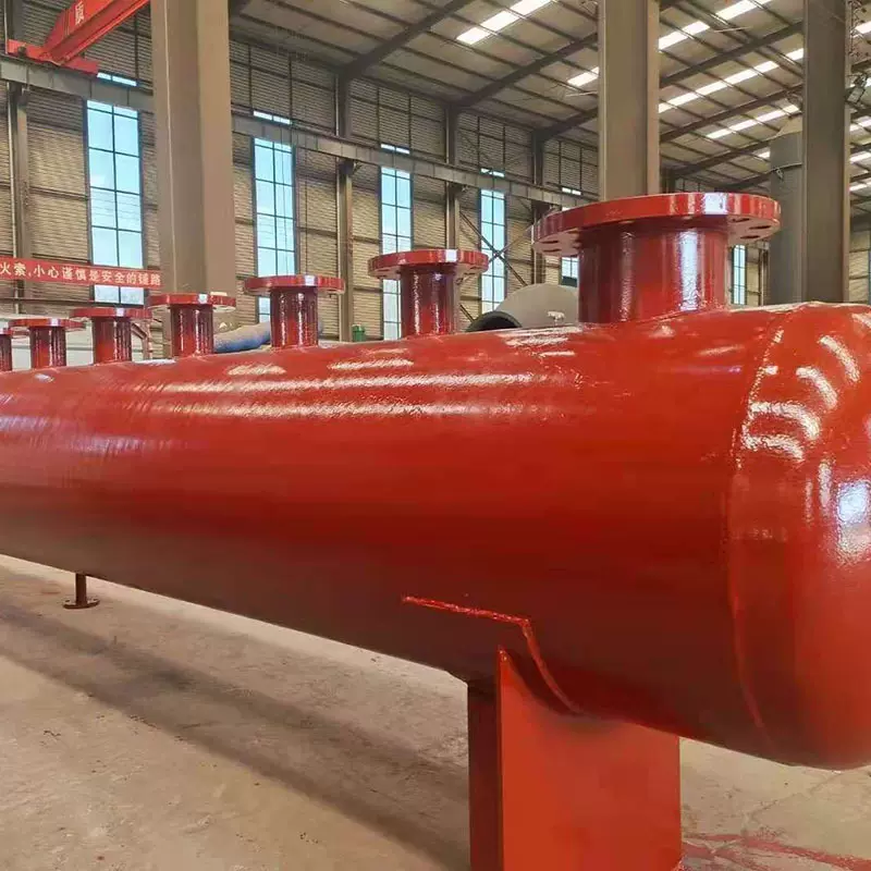 分汽缸卧式锅炉配件 DN600分气缸锅炉配件山东厂家定制压力容器分