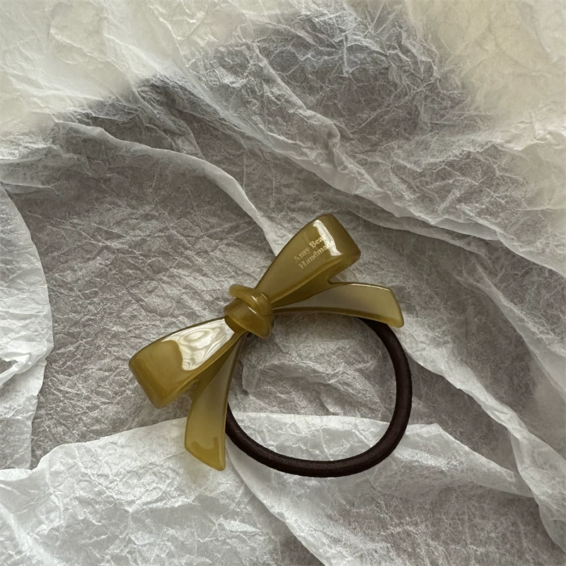 Cute hairgrip with bow, bangs, Korean style
