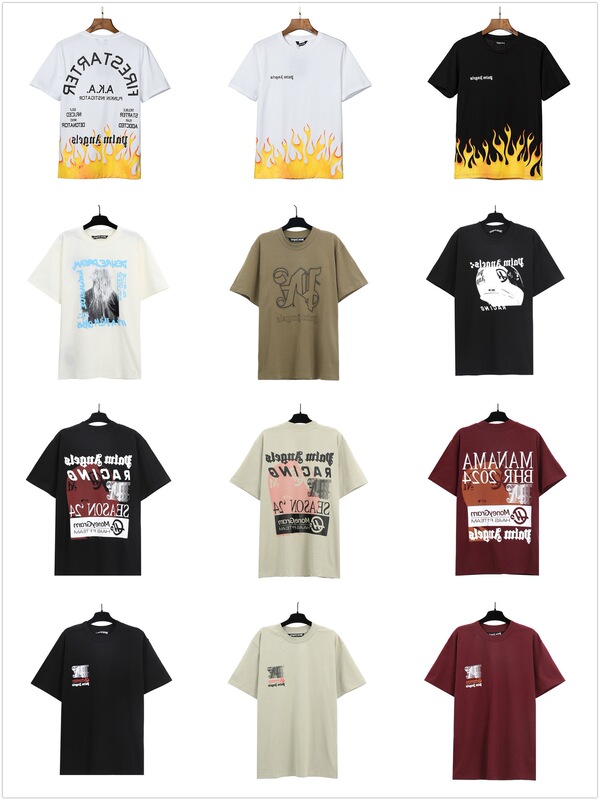 Cross-Border Export Correct Version Palm Trendy Brand Beheaded Bear Short-Sleeved Palm Angel High Street Ins Male and Female Couple T-Shirt