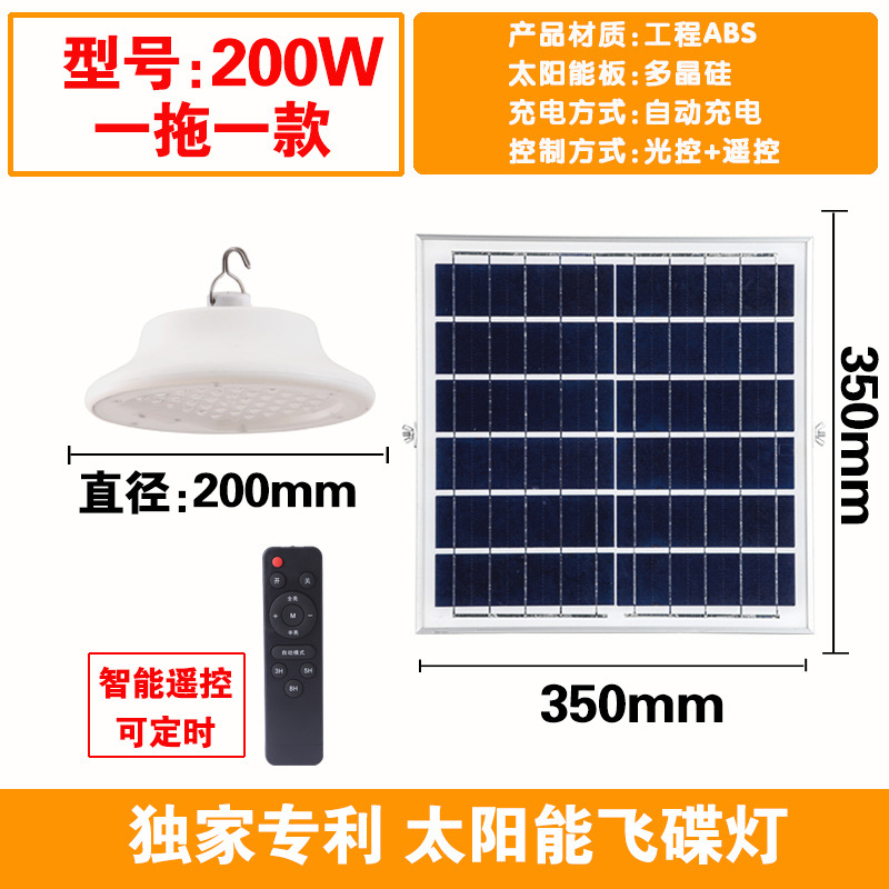 새로운 렌즈 UFO [200W 원격 제어 + 조명 제어]]