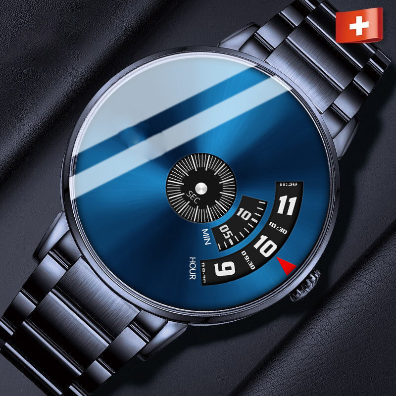 New concept black with blue creative dial