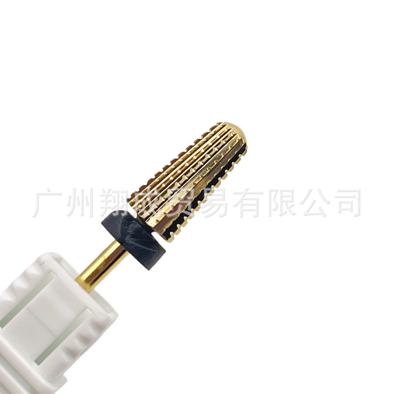 Nail art de gama alta frontal cabeza de molienda + eliminación de uñas de aleación de acero de tungsteno taladro de eliminación de uñas taladro tallado cabeza de molienda