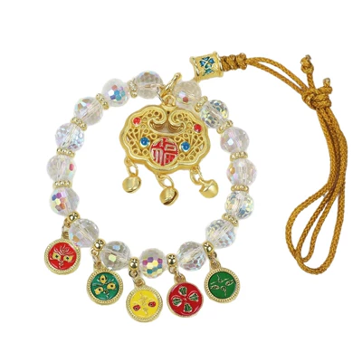 Crystal Five-Path Fortune God Car Car hanging