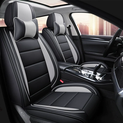 Four Seasons Pad Seasons Car Cover Seat Cover Winter - texture-gray-comfort-version-general-purpose