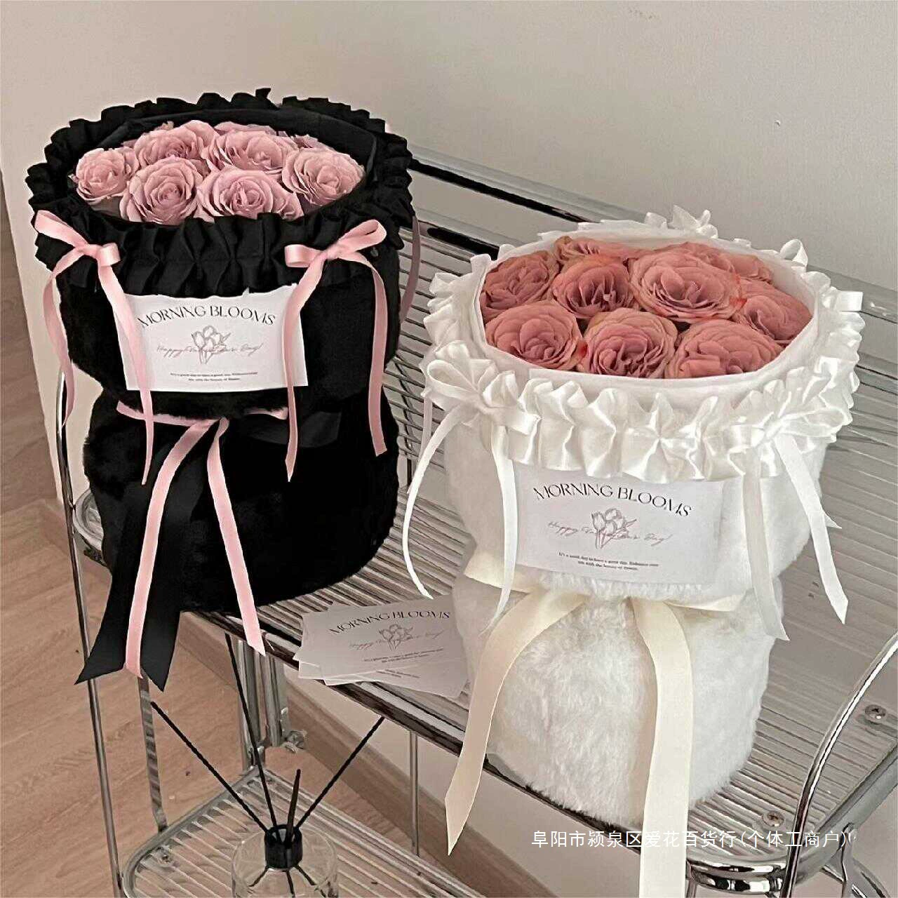 Черный сливовый соус, роза, вечный цветок, мыло, букет цветов, подарок на день рождения, День святого Валентина для подруги, лучшего друга, садоводства