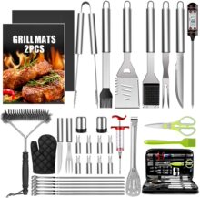 亚马逊厂家现货 bbq烤具套装牛津袋烤具户外家用便携布袋烧烤工具